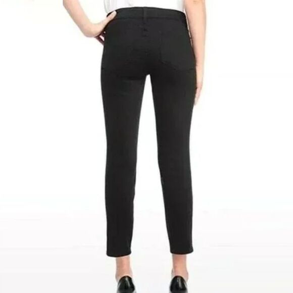 NYDJ Alisha Fitted Black Ankle Jeans Stretch Size 4 Lift Tuck Technology Denim - Picture 2 of 10